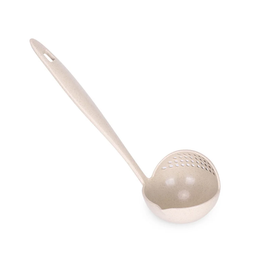 

Ladle Spoon Strainer Soup Skimmer Slotted Oil Colander Separator Fat Straining Hot Pot Kitchen Gravy Filter Plastic Skimming