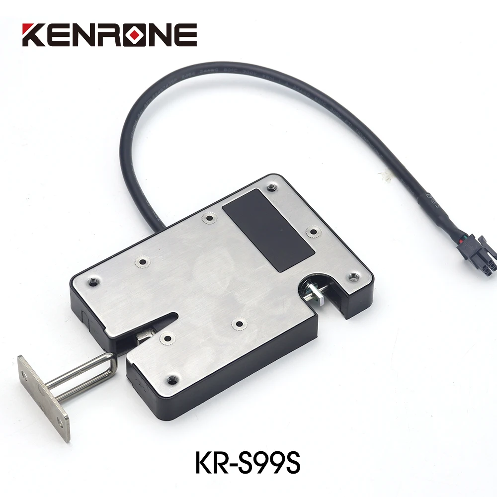 

Logistics Cabinet Lock 12V Stainless Steel Shackle 24V Electronic Rotary Latch Solenoid Drive Unlock Locker Locks For KENRONE