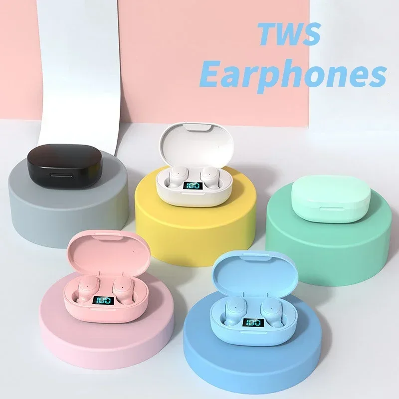 

TWS Earphone Bluetooth Wireless Headphone Stereo Headset SportEarbuds Microphone With Charging Box For Smartphone