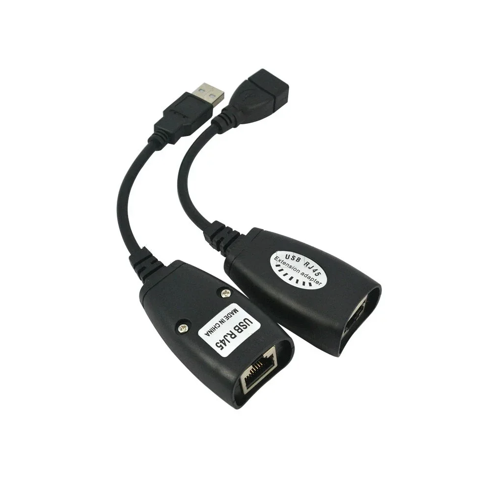 Kebidu Удлинитель USB 2.0 Адаптер-удлинитель папа и мама до 150 футов с использованием