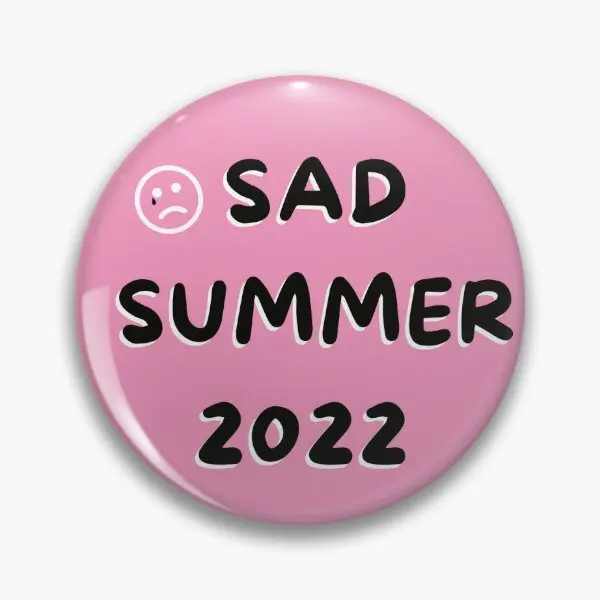 Грустная летняя Фест 2022 мягкая булавка на пуговицы Милая женская брошь воротник