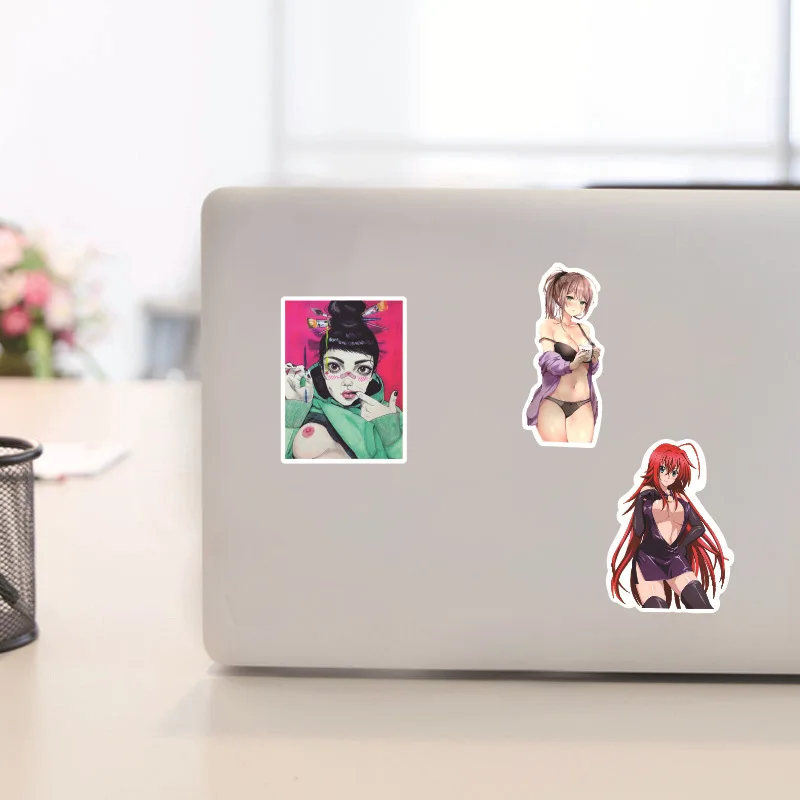 10/30/50/100 шт. водонепроницаемые Мультяшные стикеры в виде кролика для ноутбука