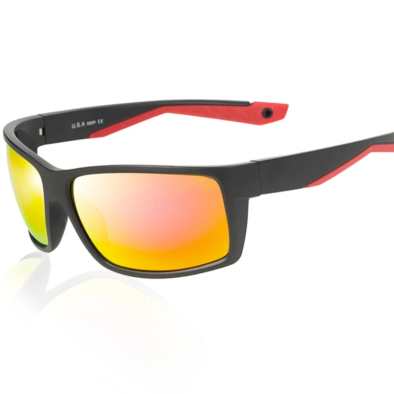 

New 580P Square Polarized Sunglasses Vintage Reefton Driving Sun Glasses Brand Outdoor Sport Sunglases Men Eyewear Male Oculos