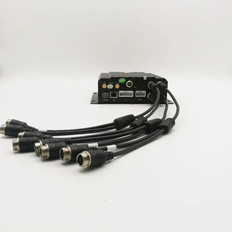 Фото 8-канальный 1080P HD MDVR, точное позиционирование, 4G GPS, горячая точка, жесткий диск, автомобильная рекламная камера №4