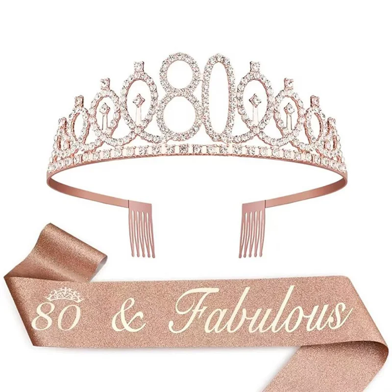 

Тиара и лента для дня рождения