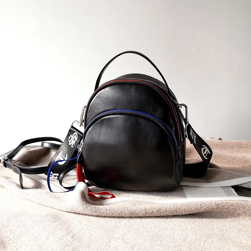 

2022 New Cow Leather Backpack, One Shoulder Dual-use, Leisure Fashion, High-quality Women's Bag
