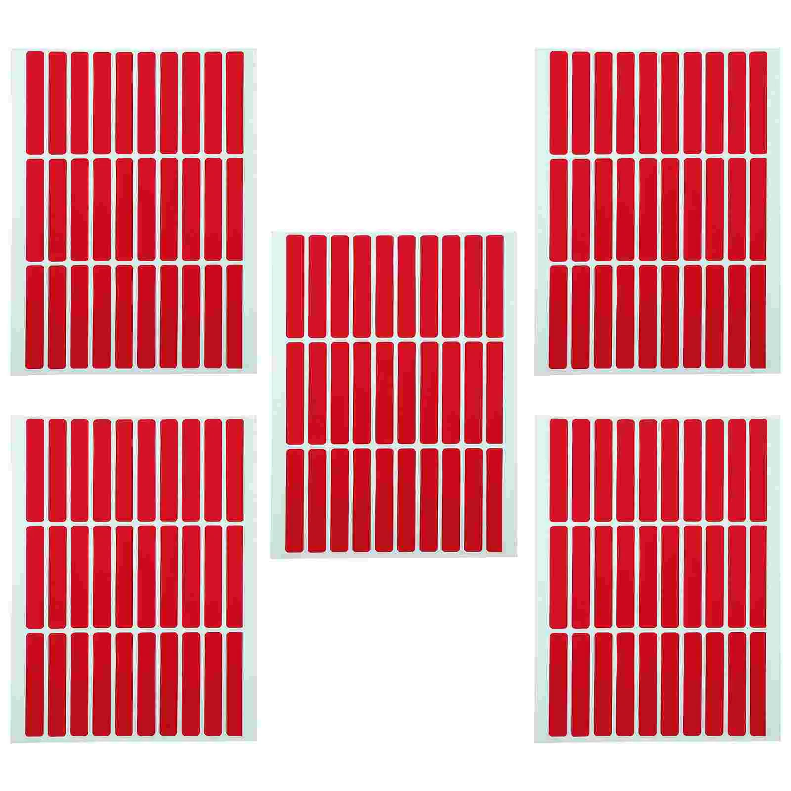 

5 Sets Crystal Display Board Tape Double Sided Clear Removable Mounting Adhesive Transparent Nail