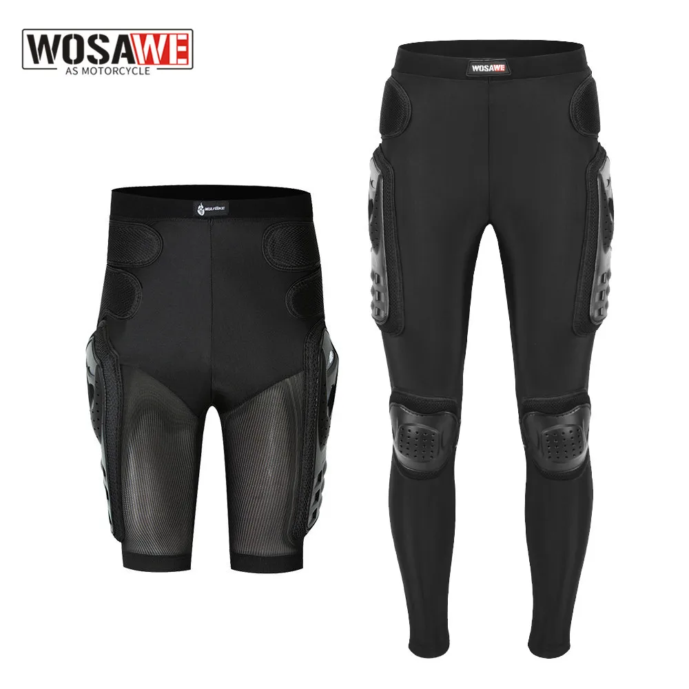 

WOSAWE Men Women Motorcycle Armor Shots Outdoor Sports Skiing Shorts Hip Protection Motorbike MTB Shorts Protective Gear