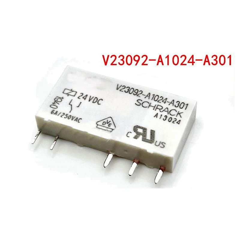 Новое точечное V23092-A1024-A301 Schrack/24VDC 5-ножное реле A201