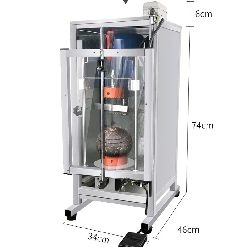 Coconut Machine Cutting Cap Opening Green Electric Shell