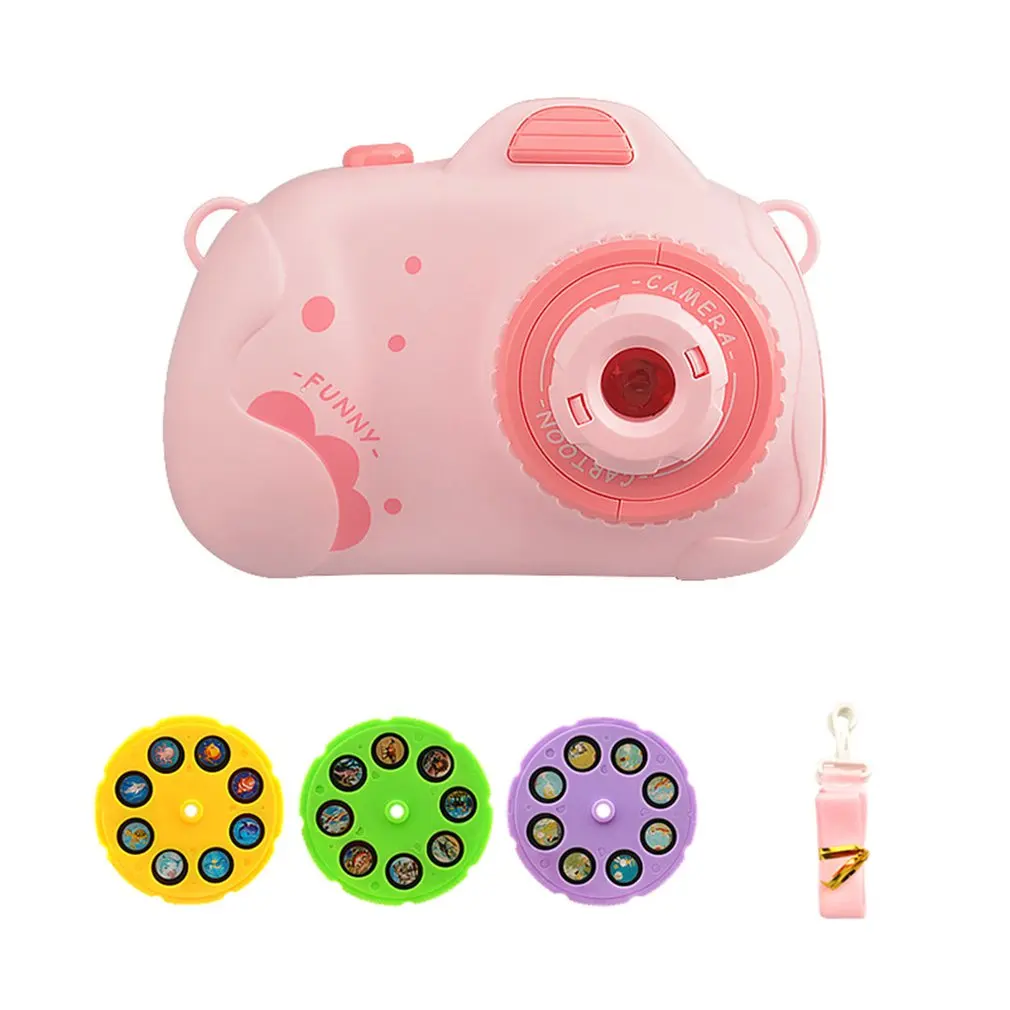 

Projection Camera T26 Cartoon Children's Camera Creative Puzzle Simulation Music Projection Camera Gift Toy