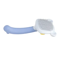 dog brush cat grooming supplies pet brush cat grooming brush deshedding tool cat brush for shedding massage comb with button