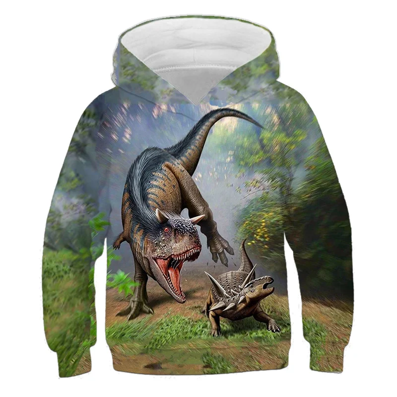 

Boys Fleece Hoodies Pullovers Jurassic World Kids Dinosaur Hoodie Sweatshirt Cotton Warm Coats Children Clothing Winter Jackets