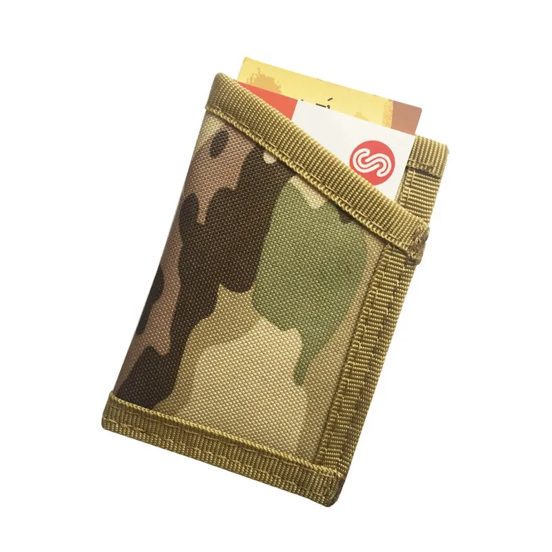 

Military Nylon Pouch Mini Wallet Shoulder Strap Bag Camping Hiking Hunting Pouch Bag Outdoor ID Card Holder Wallet Storage Bag
