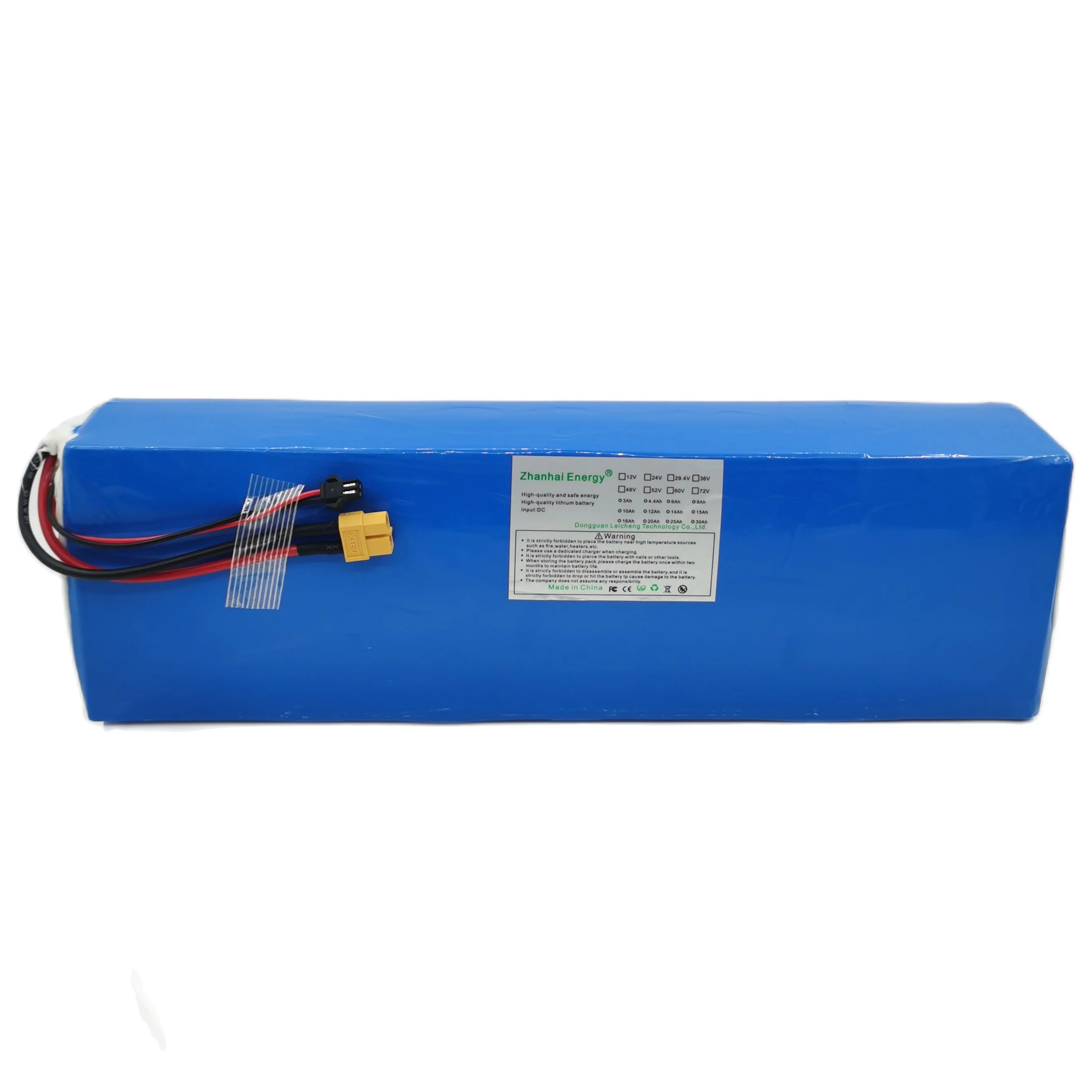 

48V 18Ah 16Ah 15Ah 13Ah 18650 Li-ion Rechargeable Battery Pack 13S 5P For Electric Bike Scooters Below 1000W New Customizable