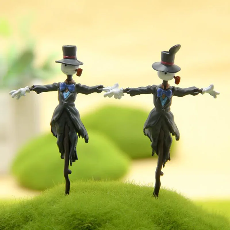 

Cartoon Scarecrow Micro Landscape Ornament DIY Gardening and Landscape Accessories Anime Figures Toys Collection Model Toys