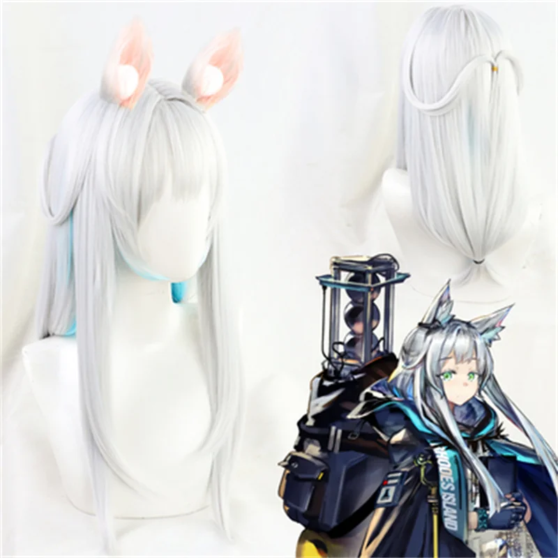 With Ears Heat Resistant Synthetic Hair Halloween Carnival Party