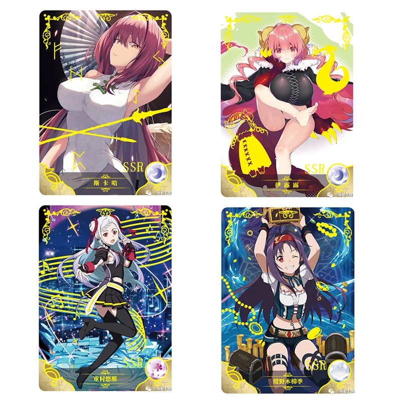 

Goddess Story Cards Genuine SSR Flash Gold Card Sgathaich Himekawa Yoshino Anime Peripheral Character Card Collectibles Gifts