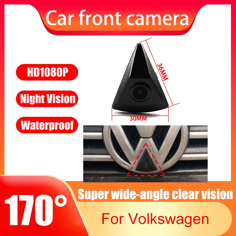 

Vehicle Front View Forward Logo Camera As For VW Passat Golf Polo Tiguan Jetta Bora Car CCD HD Night Vision Camera