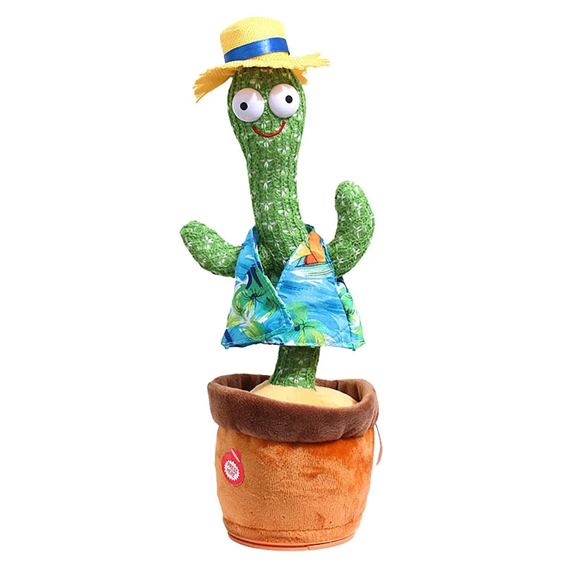 

The New Dancing Cactus Singing Cactus Toy Childhood Toys Electronic Swing Cactus Doll Children Optimal Birthday Gift