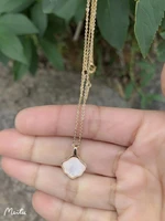 newarrived mother shell geometric shell pendant clavicle chain w14k gold filled for delicate girl party shopping wear wholesale
