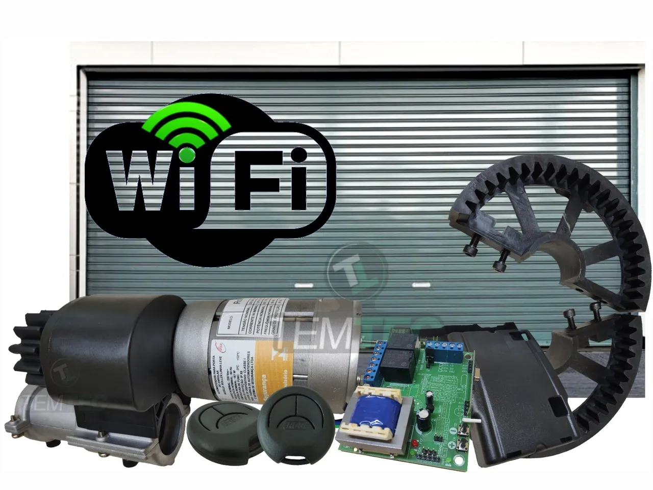 

MOTOR PORTA DE ENROLAR WIFI 10 sqm 110/127V or 220V Qualidade Prime