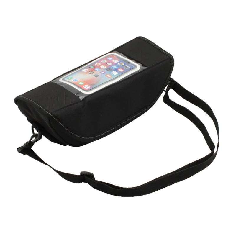 

Upgraded Motorcycle Handlebar Travel Bag,Motorcycle Handlebar Storage Bag Nylon