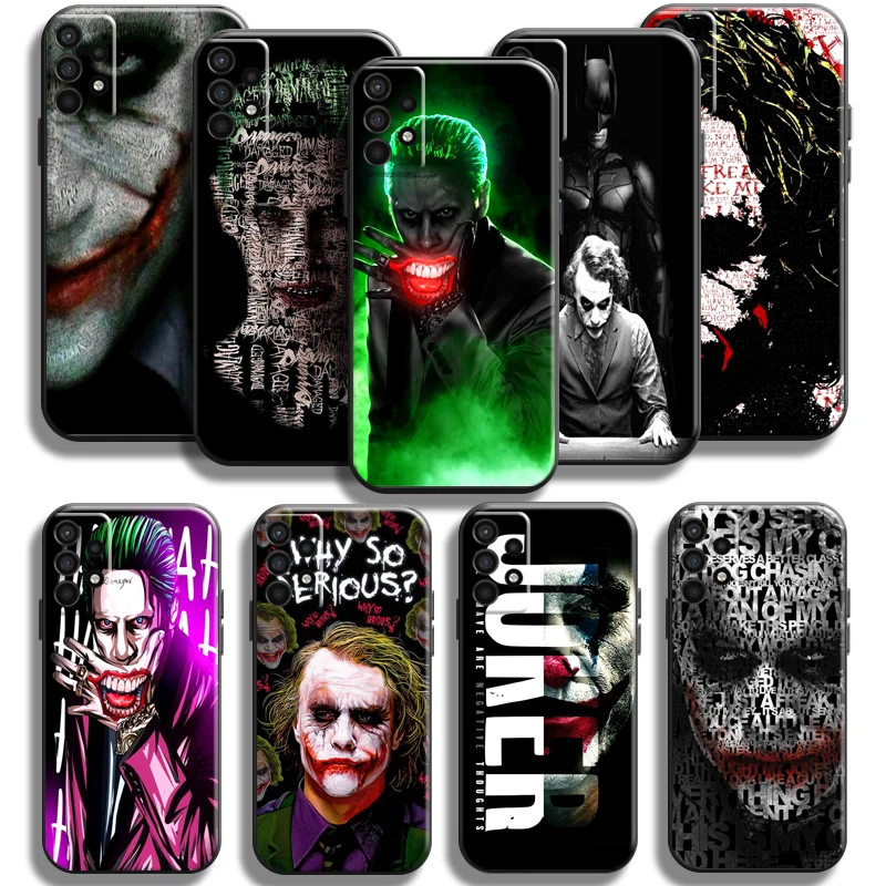 Clown Bat-man The Joker Phone Case For Samsung Galaxy A11 A12 M12 A21 A21S A22 A30 A31 A32 A50 A51 A52 A70 A71 A72 5G Funda