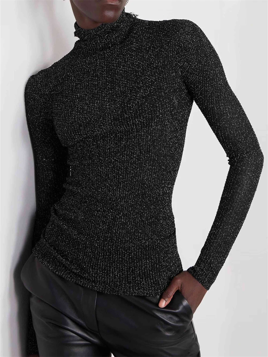 Женская Удлиненная рубашка traf сезона осень-зима 2023