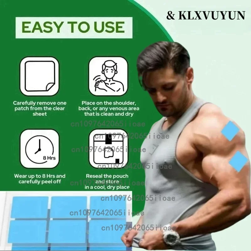 30 патчей Transdermal Patches Testosterone Booster для мужчин Tribulus Saw Palmetto женьшень Shilajit Epimedium