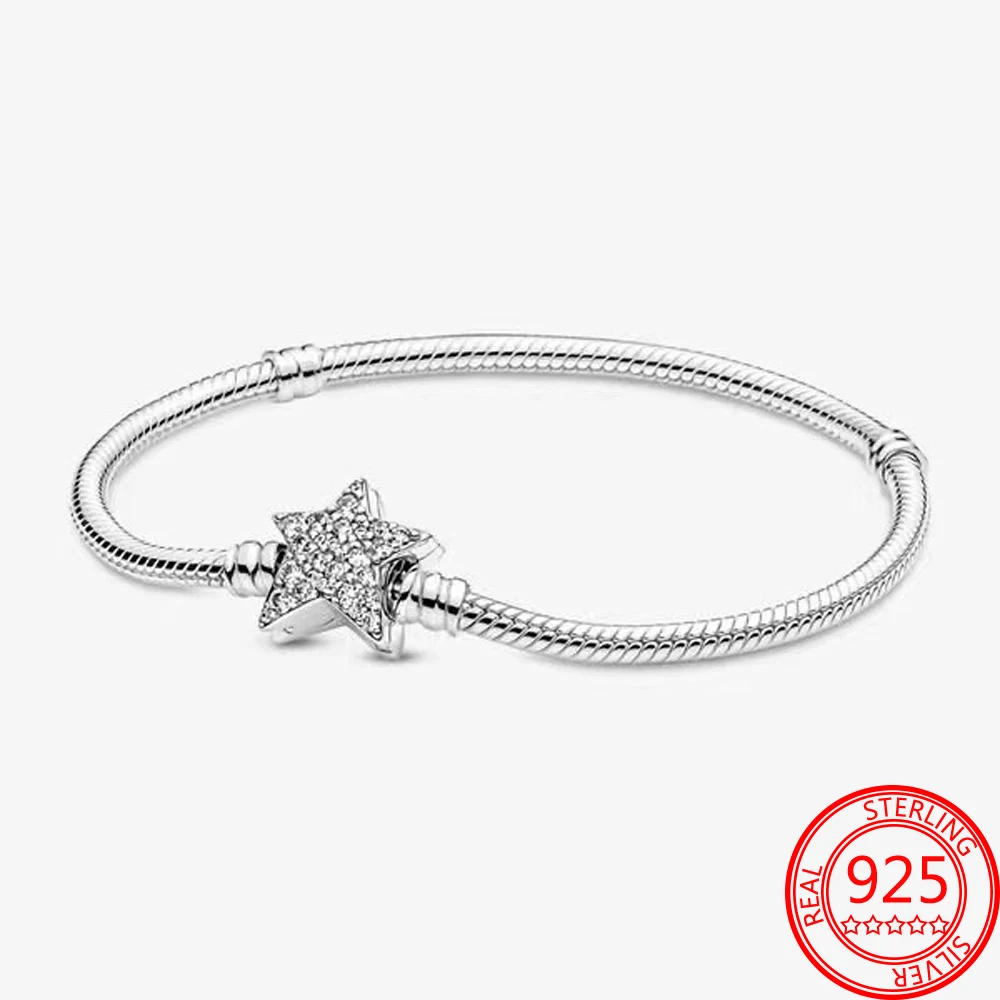 Классический браслет-цепочка с застежкой в виде сердца 2021 | Украшения и