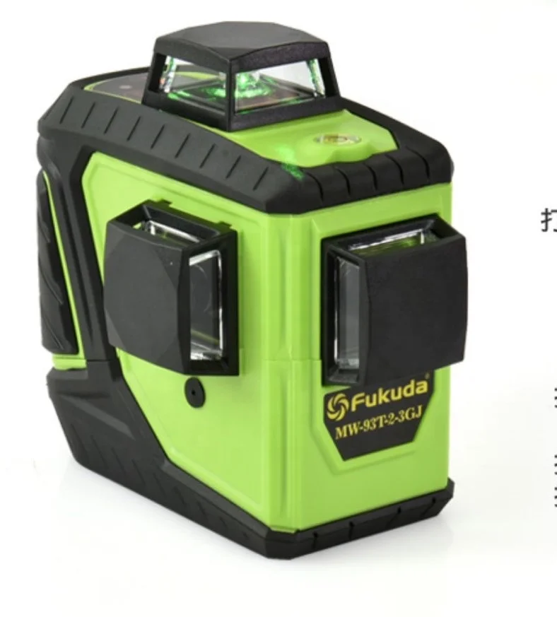 Fukuda 12 lines laser level Green beam 3D rotary laser level Self-leveling Cross Line laser MW-93T-2-3GJ