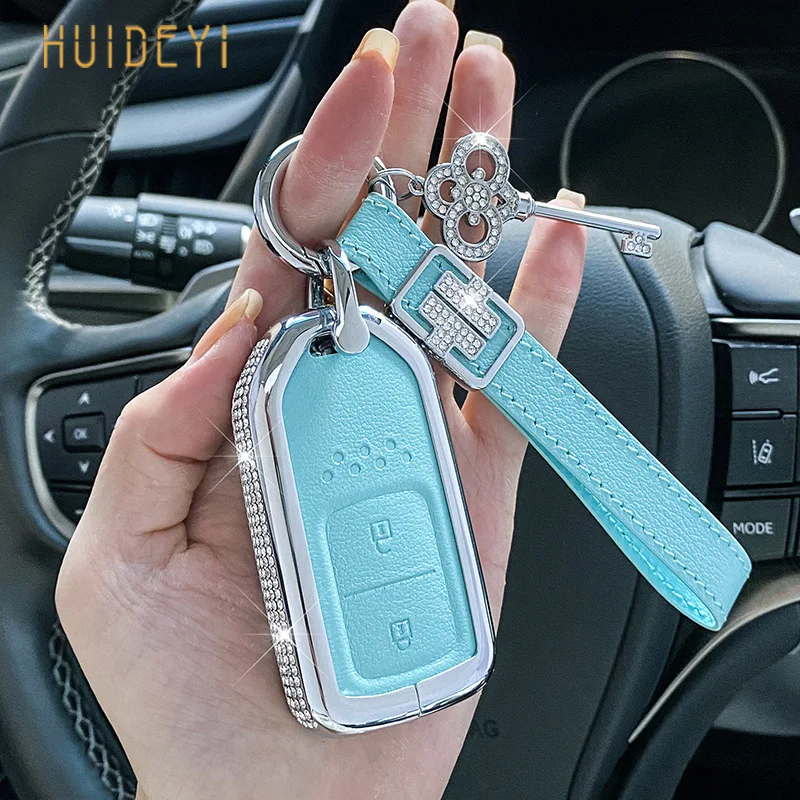 Автомобильный чехол для ключа с дистанционным управлением Honda Fit Lucky Vezel City Civic Jazz
