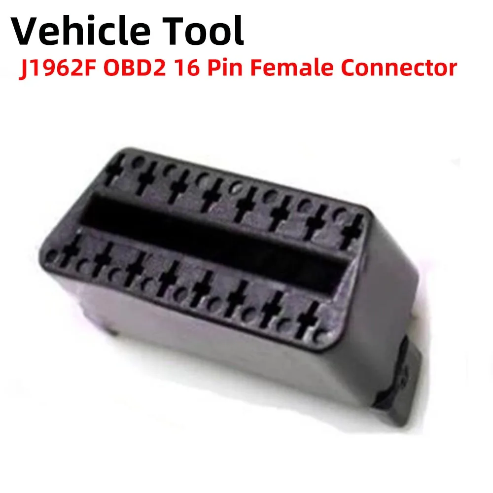 

16-контактный адаптер OBD2, автомобильный 16-контактный разъем OBD, 12 В, J1962f