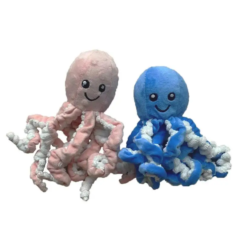 

Игрушка-Осьминог для собак со звуком, брикет для чистки зубов, жевательная игрушка, товары для домашних животных, аксессуары для маленьких и больших собак