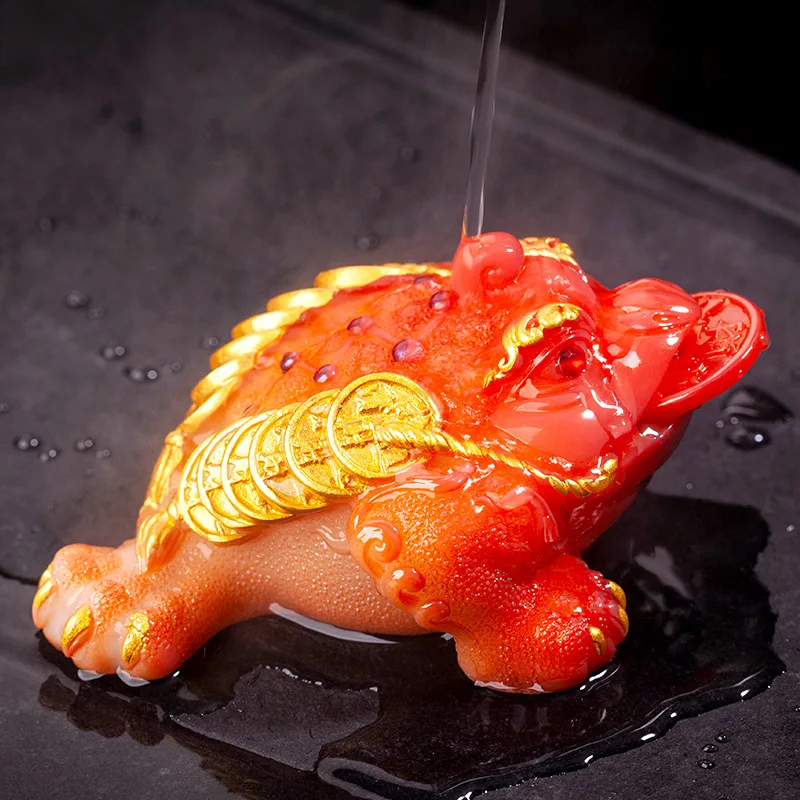 

Изменяющая цвет статуэтка жабы RI ONIY TEASET