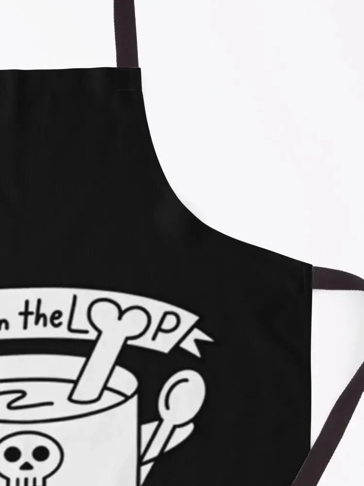 Фартук No Necro Soup (B_amp_W) Кухонные вещи Детские милые кухонные аксессуары Вещи для