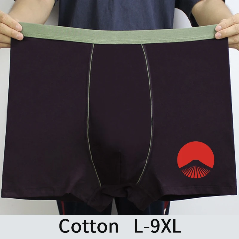 

Men Boxer Shorts Cotton Loose Beamss Boxer Briefs Shorts 5 xl Men Panties Plus Size Square Trunk Panties Underwear 2023 Fashion