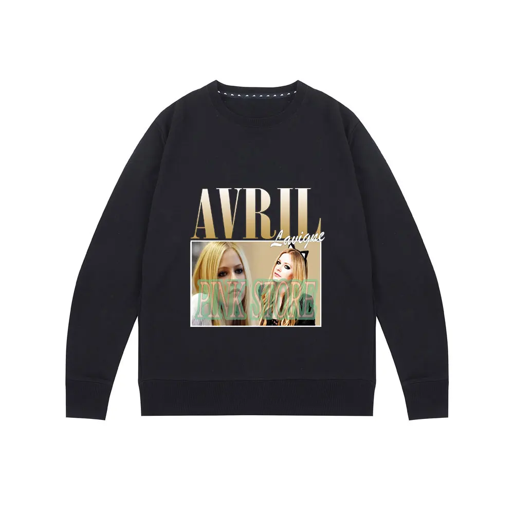 

Canada Singer Avril Lavigne Print Sweatshirt Men Women Casual Pullover Hip Hop Streetwear 90s Retro Graphic Womens Sweatshirts
