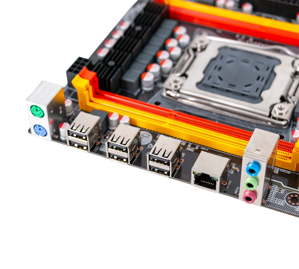 Материнская плата X79M LGA 2011 с поддержкой процессора Xeon E5 поддержка ECC REG DDR3 128 ГБ M.2