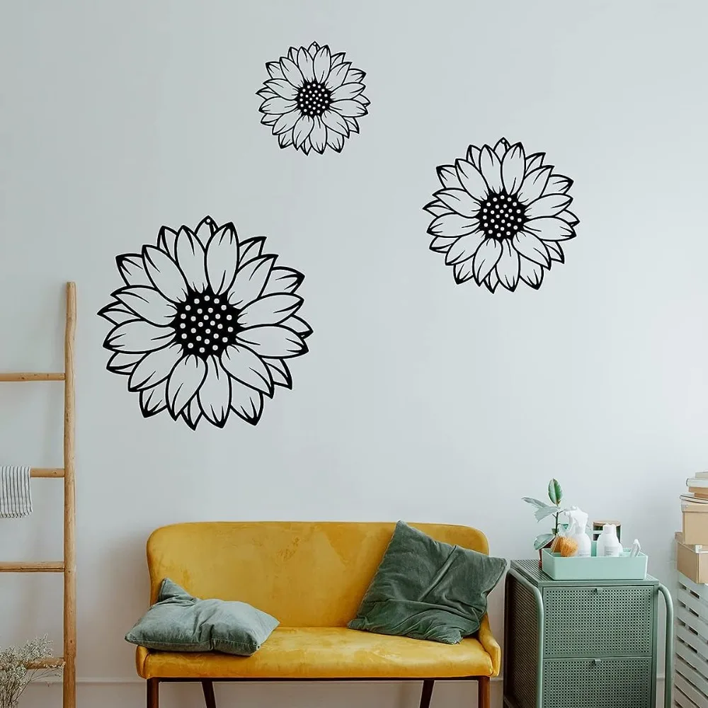 

3 шт., настенные декоративные Подсолнухи, в стиле «подсолнухи»