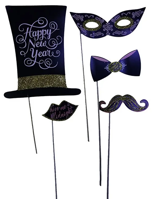 

Фотофон для рождественской вечеринки, 5 штук