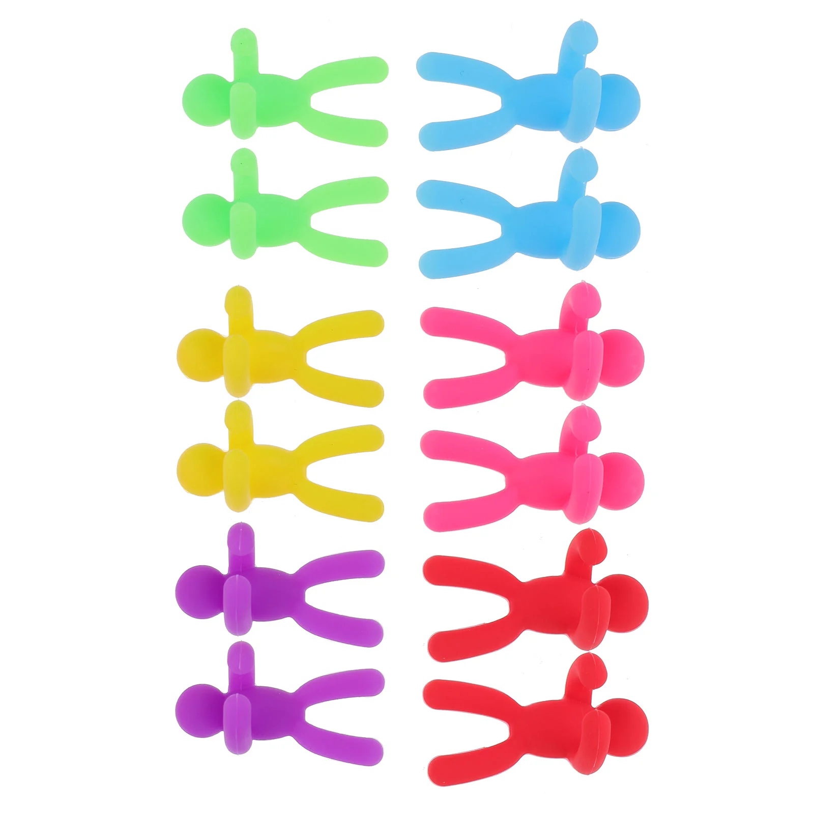 

12Pcs Decorative Silicone Glass Markers Drink Markers Glass Tags