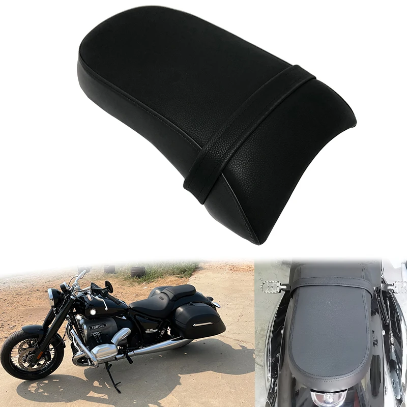 

Задняя Пассажирская подушка для Мотоцикла BMW R18 2020-2021, Черная мягкая искусственная кожа