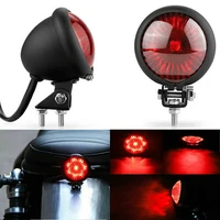 1 piece motorcycle 12v 57mm 2 2 tail light led rear brake lamp accessories for cruiser cafe bobber chooper tail light parts