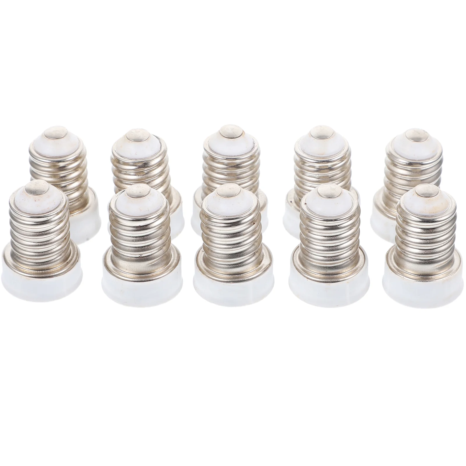 

10pcs Practical Sturdy Replacement Bulb Socket Adapters Bulb Socket Adapter Converter For Lights Bulb