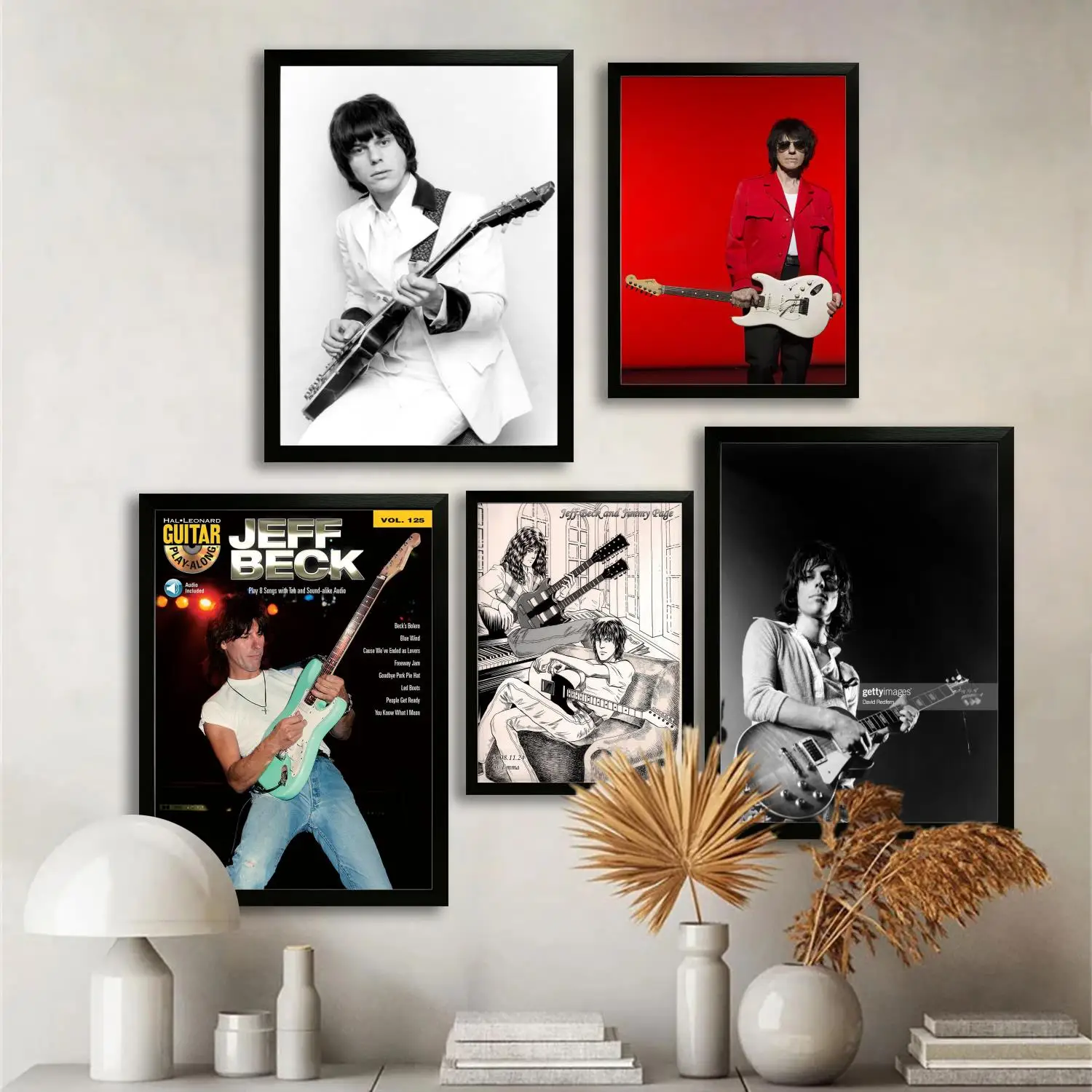 Печать на холсте &quotJeff Beck Band&quot классический стиль