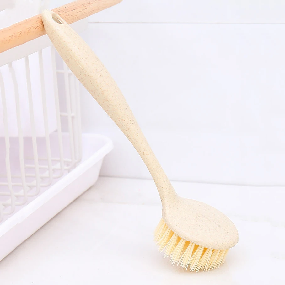 

Multifunction Long Handle Cleaning Brush Convenient Practical Kitchen Utensil Can Be Hung Wash Pot Kitchen Supplies