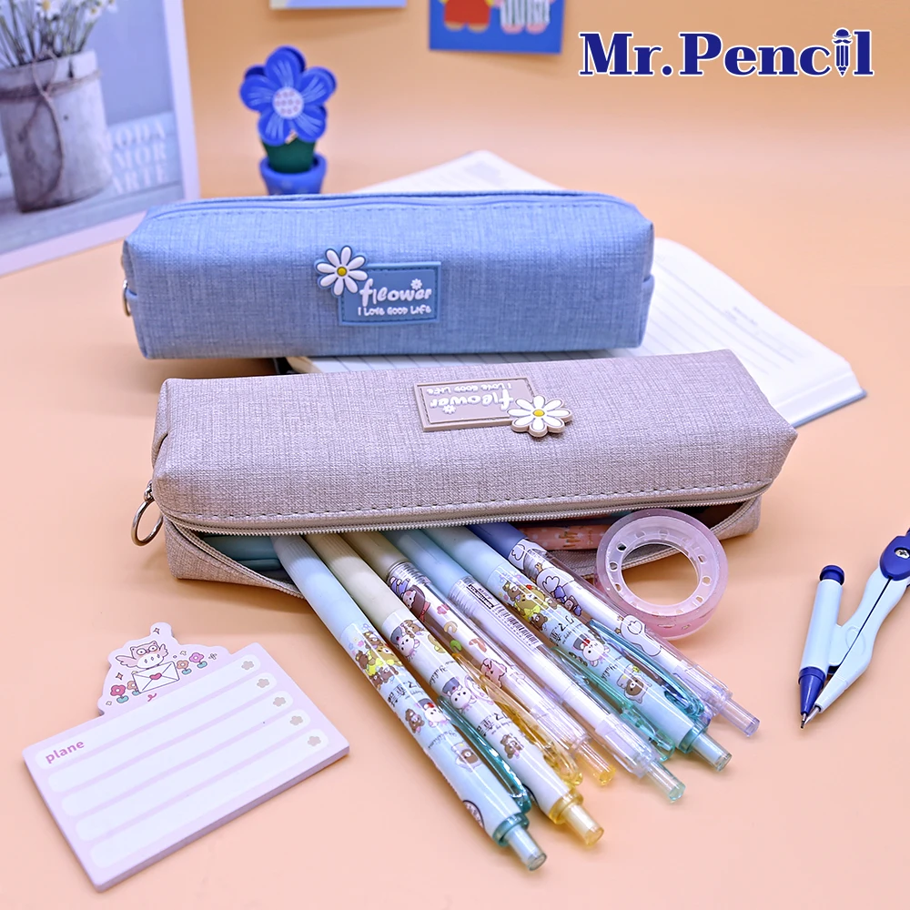 Экономичный Портативный школьный пенал чехол для ручек и карандашей сумка