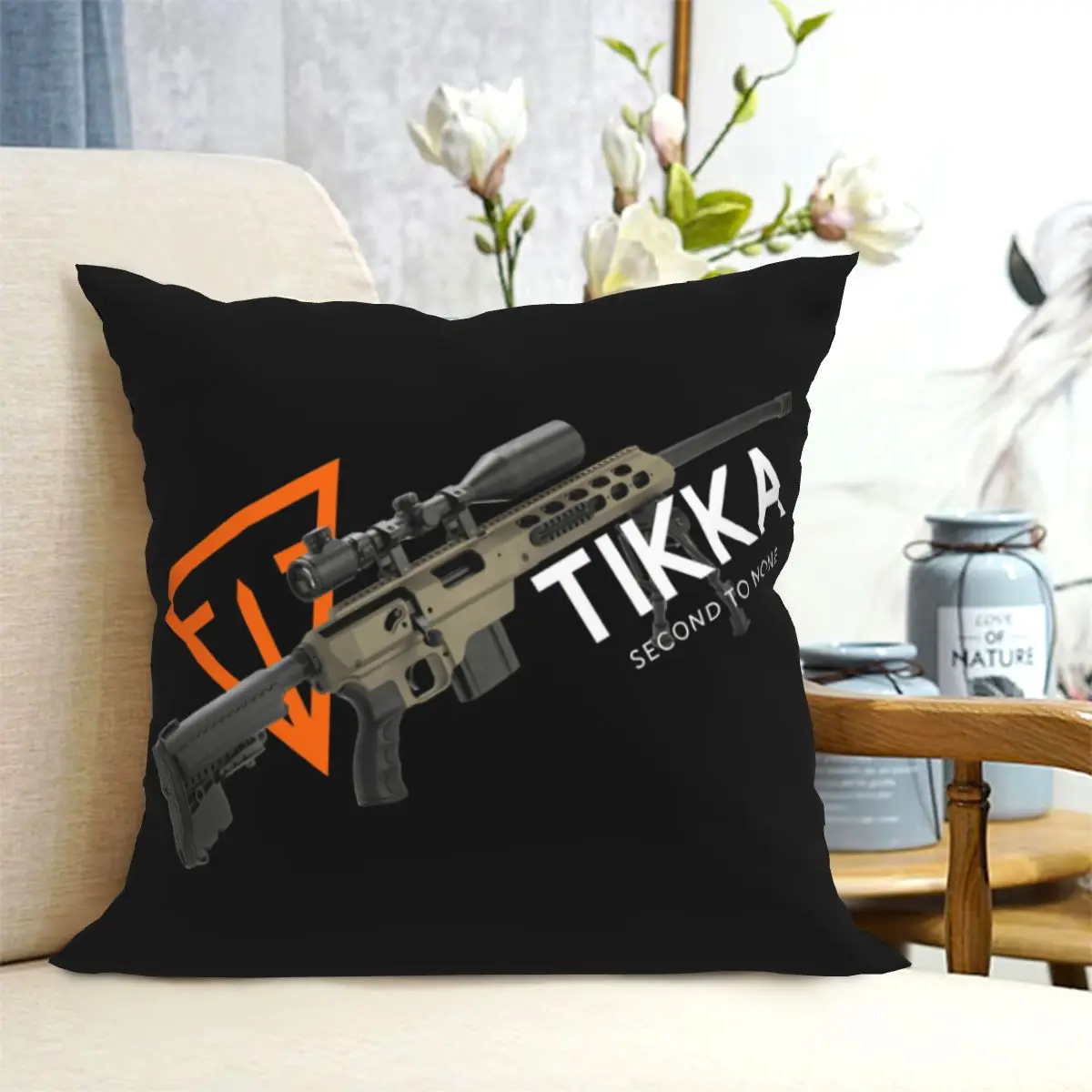 Наволочка для снайперской винтовки с принтом Tikka T3 Logo Mdt Tac21 |